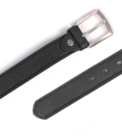 2729 BLACK X LARGE 1.25" Belt With Smooth Finish